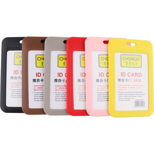 LX774 1PC Pinkycolor Womens Work Card Mens Credit Card Bank Business Card Jacket ID Card ID Card USB Badge Holder DIY Card