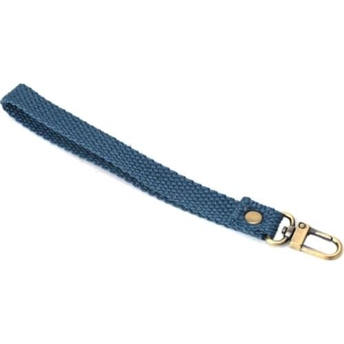 New Replacement Faux Leather Metal Wrist Strap Handle For Clutch Wristlet Purse Pouch Handbag