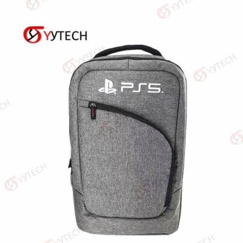 YYTECH Portable Shockproof Oxford Cloth Backpack Storage Bag for PS5 Game Host