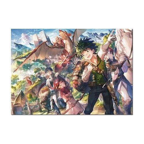 My Hero Academia Art Film Print Silk Poster Home Wall Decor 24x36inch