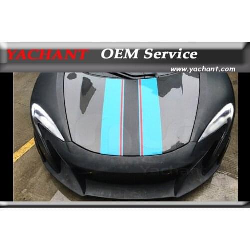 Car-Styling FRP Fiber Glass Bodykit Bumper Fit For 2011-2014 MP4 12-C 675LT Style Front Bumper (Need 650S Headlight)