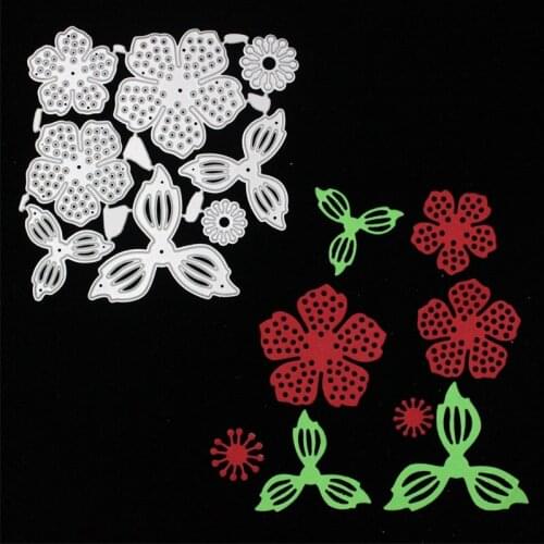 KSCRAFT Flowers Metal Cutting Dies Stencils for DIY Scrapbooking Stamp/photo album Decorative Embossing DIY Paper Cards