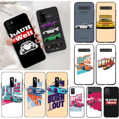 Japan sports car jdm drift RWB Soft Phone Case Capa for Samsung S20 plus Ultra S6 S7 edge S8 S9 plus S10 5G lite 2020