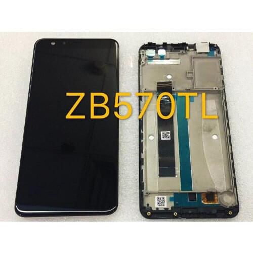 LCD Display Matrix Touch Screen Digitizer Sensor Assembly with frame 5.7 inch for Asus Zenfone Max Plus M1 ZB570TL X018DC