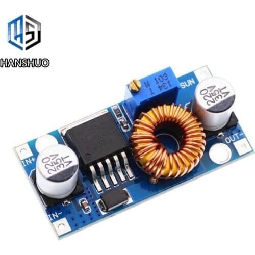 1PCS XL4005 DSN5000 Beyond LM2596 DC-DC adjustable step-down 5A power Supply module,5A Large current Large power