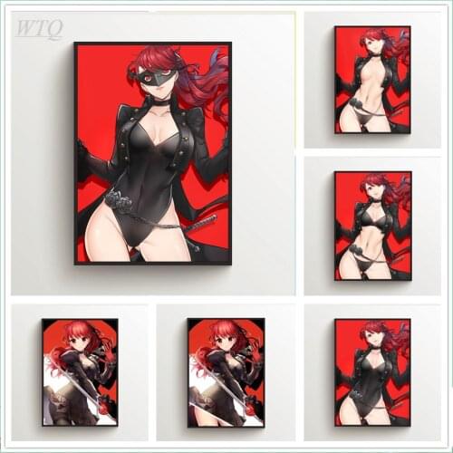 Persona 5 The Royal Yoshizawa Anime Posters Wall Decor Poster Canvas Painting Posters and Prints Wall Art Picture Home Decor