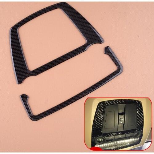 Carbon Fiber Car Front Reading Light Trim Cover Fit For BMW 5 Series F10 GT F07 X3 F25 X4 F26 2001 2002 2003 2004 2005 2006 2007