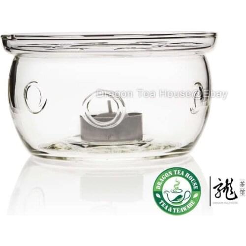 Flat Bottom Clear Glass Teapot Tealight Warmer B-202B