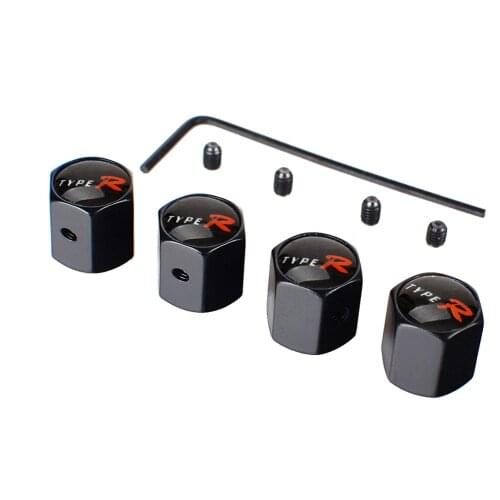For TYPE-R Logo For Honda Jazz FIT Civic CRV Elysion CRZ Accord Crosstour H-RV Nsx Insight Odyssey Pilot Wheel Valve Stem Caps