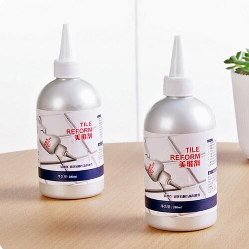 Ceramic Vacuum Whitener 280ml Waterproof Tile Crack Beauty Grout Seam Filling Reform Wall Glue Household H88F