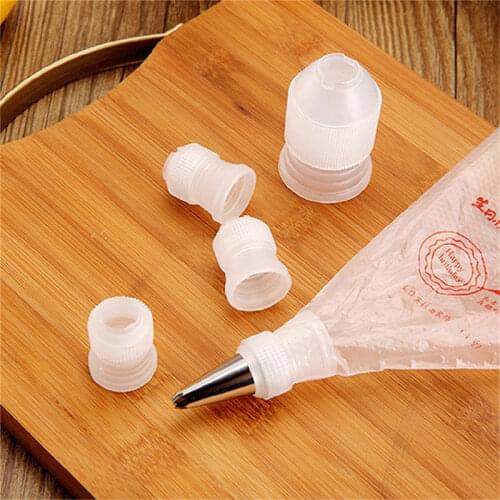 10 Pieces Coupling Adapter Icing Piping Nozzle Bag Cake Flower Pastry Decoration Tool HOT