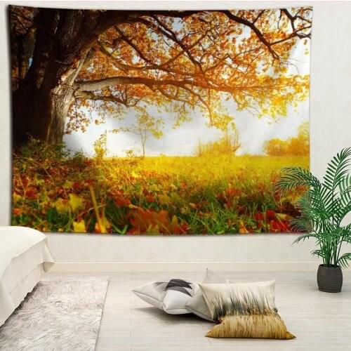 Hot Selling Custom Forest Wall Tapestry Home Decorations Wall Hanging Tapestries For Living Room Bedroom More size