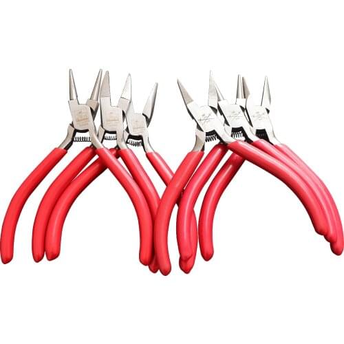 Red Hands Insulated Deer Scissors Pliers Pointed Nose Pliers Round Nose Pliers Flat Nose Pliers Pointed Nose Pliers