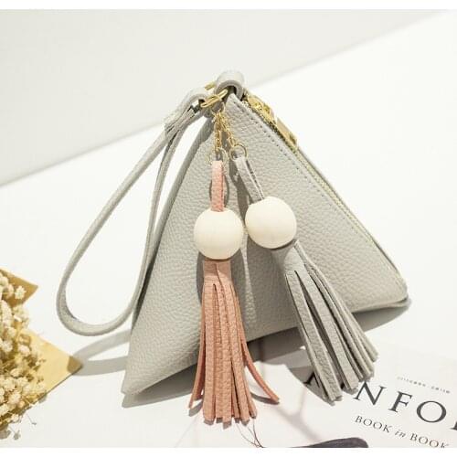 Fashion Woman Leather Mini Handbag Clutch Purse Hand Bag Lady Clutches Casual Phone Package Portefeuille Femme