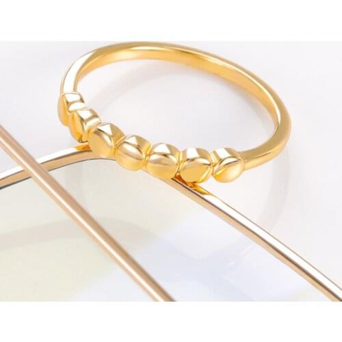 Fashion Geometric Round Rings for Women Hollow Irregular Geometric Birthday Party Jewelry Gifts Accessories Best Friend Gift