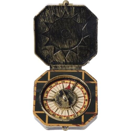 Nautical Compass Pirate Captain Costume Toy Halloween Party Cosplay Decoration