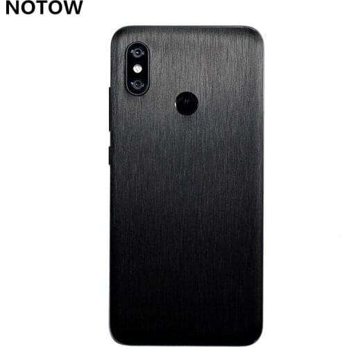NOTOW Fashion Matte Wire drawing PVC Sticker Wrap Skin Mobile Back Paste Protective Film For Xiaomi 8/8se/8lite/9/9se