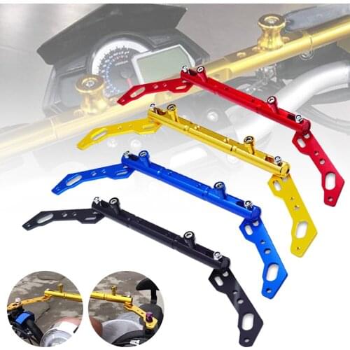 New Aluminium Motorbike Handle Cross-BarMotorcycle Accessories Fixed Bracket Modified Balance Mobile Phone Crossbar Dropshipping