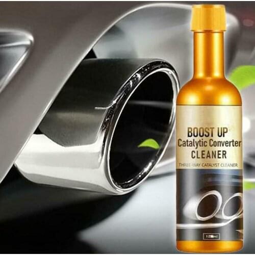 Boost Up Engine Catalytic Converter Cleaner 120ML for Vehicle Engine Deep Cleaning Multipurpose Removal Carbon Deposit