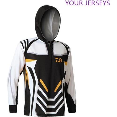 Fishing Clothes Fish Shirt Breathable Perspiration Quick Dry Anti-UV Sports Fishing Clothing M L XL XXL XXXL DAIWA Pesca