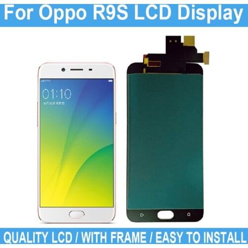 5.5" LCD Display For Oppo R9S LCD Display Touch Screen No Frame For Oppo R9S Digitizer Screen Assembly Repair Parts Replacement