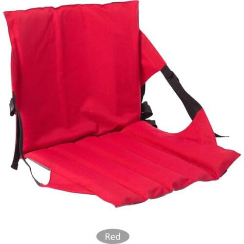 Foldable Outdoor Cushion Chair With Backrest Portable High Quality Oxford Cloth Adjustable Folding Seat