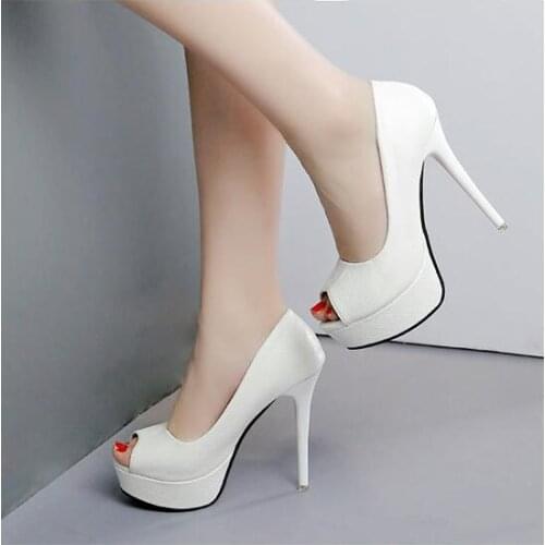 Shofoo shoes new versatile slim heel high-heeled sandals with heel height of about 11cm and waterproof platform of about 3.5cm