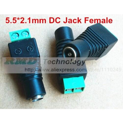 2.1x5.5mm DC Power Female Plug Jack Connector 10pcs/lot Socket Adapter free shipping