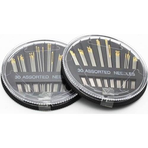 2Case/60pcs Hot Sale 30PCS Sewing Needle Set Assorted Hand Sewing Needles Embroidery Mending Craft Quilt Sew Case