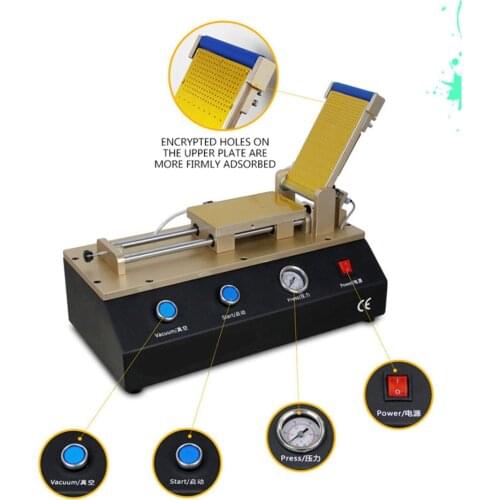 3 in 1 automatic laminating machine, OCA dry glue laminating machine, press screen machine, burst screen repair
