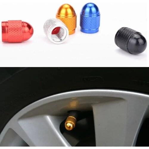 4pc Aluminum Bicycle Tire Valve Cap Ultralight Mountain Road Bike Valve Cap Schrader/Presta Tire Valve Protector MTB Accessories