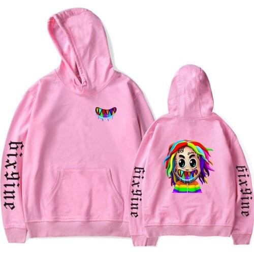 6ix9ine Cartoon Hoodies Tekashi 69 Gooba Mens Hoodies Long Sleeve Hooded Sweatshirts Rapper Hip Hop Tekashi69 Funny Clothes