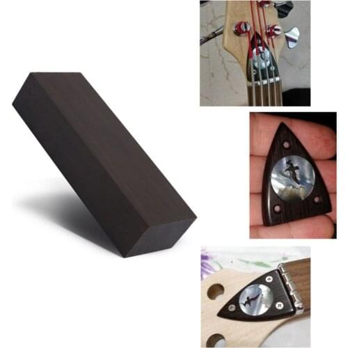 African Ebony Lumber Knife Handle Material Wood Blanks Guitar Parts 120*40*25mm