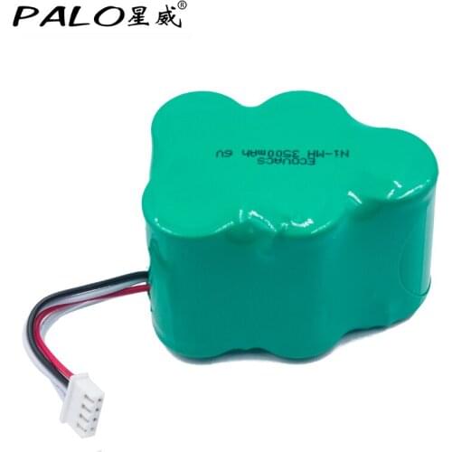PALO 3500mAh 6V Cleaner Robot Battery Pack For Ecovacs Deebot TBD 71 Deebot 710 720 730 760 Ecovacs CEN530 CEN630 CEN680