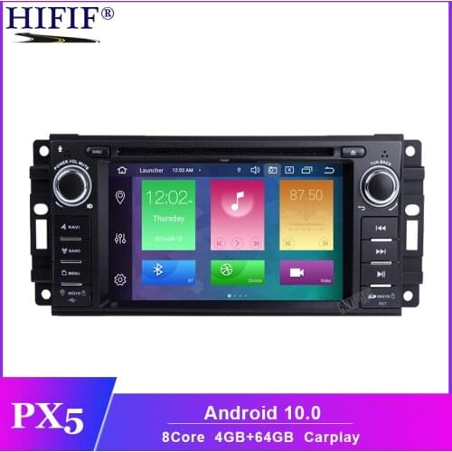 IPS 6.2" HD Android 10 Car Multmedia DVD Player Radio For Chrysler 300C jeep Compass/Dodge/Grand Cherokee GPS Navigation stereo