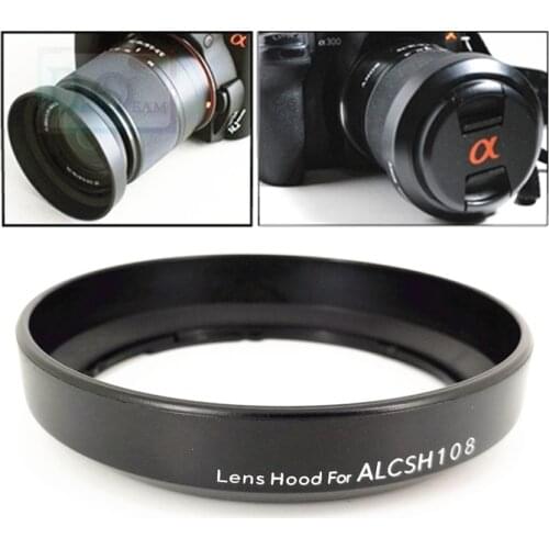 Lens Hood replace ALC-SH108 for Sony DT 18-55mm f3.5-5.6 SAM II / 18-70mm f3.5-5.6 SAL1855 SAL18552 SAL1870 SH108