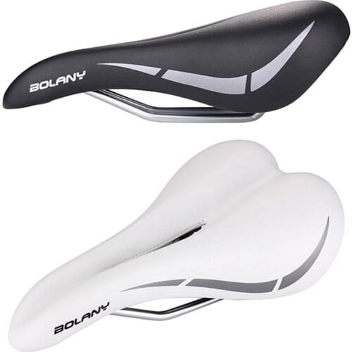 BOLANY Bicycle Saddle Hollow Breathable Seat Pad Shock Absorbing Wear Resistant Saddle Cushion MTB Mountain Road Bike Seat Pad