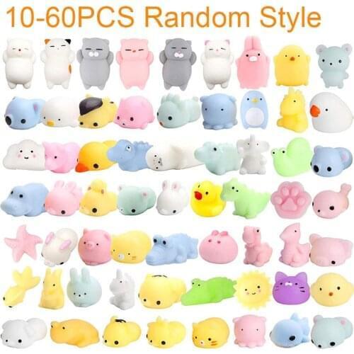 Kawaii Squishies Mochi Anima Squishy Toys for Kids Party Favors Mini Stress Relief Toys for Birthday Gift Classroom Prize