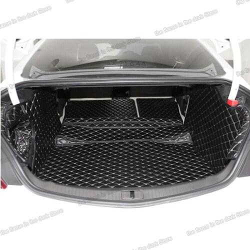 Leather Car Trunk Mat Cargo Liner for opel insignia buick regal 2008 2009 2010 2011 2012 2013 2014 2015 2016rear boot vauxhall
