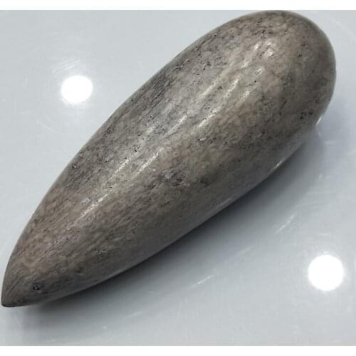 Dhxyzb 100-250g Natural Dinosaur bone fossil Massage wand stone rock Quartz Crystal Mineral Specimen Healing Reiki home Decor