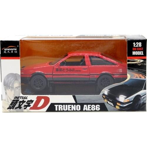AE86 initial D alloy car model Fujiwara Tofu shop model decoration boy toy car simulation car model