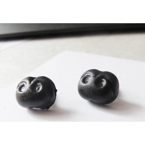 New arrvial 300pcs/lot 17x13mm black plastic toy noses safety accessories for plush doll materials