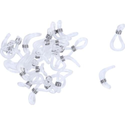 25 PCS Rubber Ring Strap Eyelets for Transparent Glasses Band Rope 20 x 4 mm