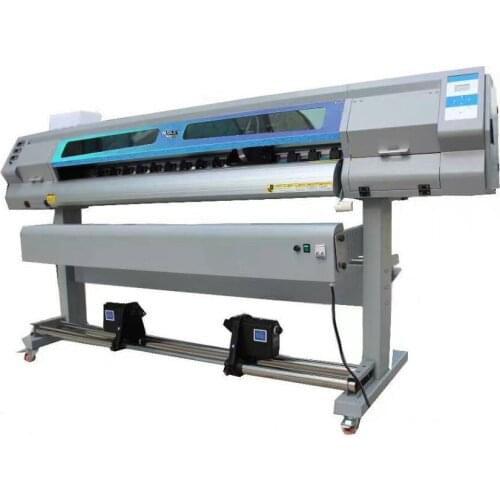 Factory direct 1900mm fabric inkjet sticker eco solvent printer for sale