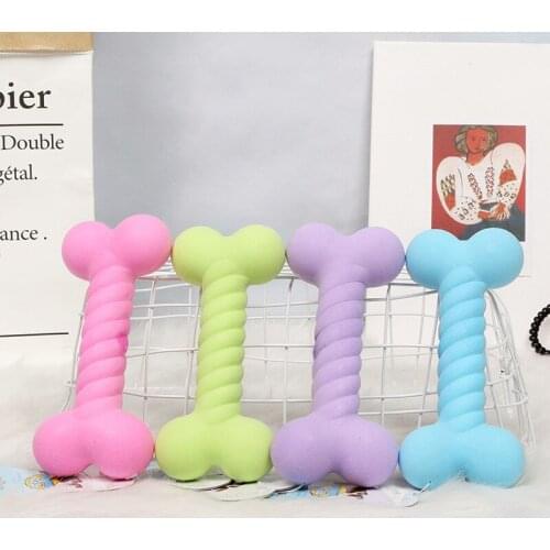 Dog toy TPR rubber biting pet molar stick dog bone Teddy golden puppy large dog