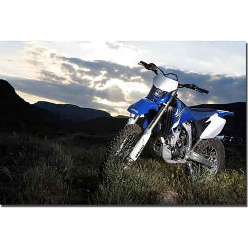 WR450F Sport Motorcycle Wall Art Posters Canvas Cloth Fabric Print for Home Decor Painting