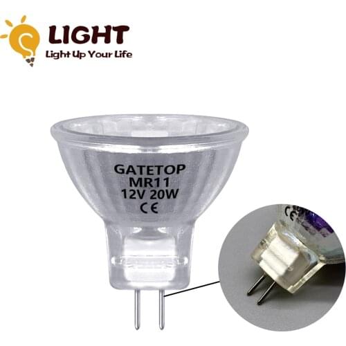 Spotlight Halogen Lamp MR11 20W 12V 2700K Energy Saving Lamp GU4 Hot Size Warm Light Bulb for Home Decoration