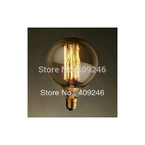 G125 LOFT Vintage Industrial Edison Retro Halogen Bulb For Cafe Bar 40W AC110V OR AC220V