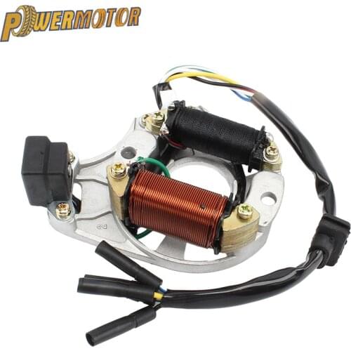 High Quality Motorcycle Generator Stator Coil Magnet Motor For ZS Lifan Loncin 70CC-125CC Engines Pit Dirt Bike