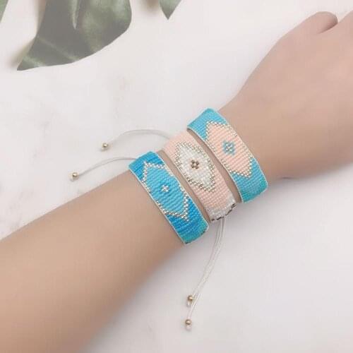 ZHONGVI Multicolor Rainbow Bracelet Simple Miyuki Bracelets For Women Friendship Boho Jewelry Handmade Pulseras Dropshipping